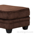 Modernes Stoff Sofa Hocker Wohnzimmer Ottomane